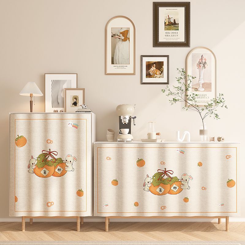 Punch-Free Kitchen Cabinet Shade Curtain - Home & Garden Textiles