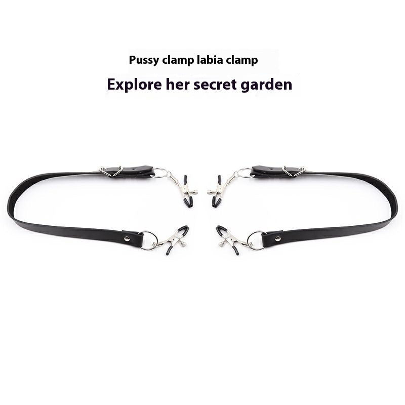 Nipple Clamp Points Clip - Adjustable BDSM Sexual Torture Device, Black