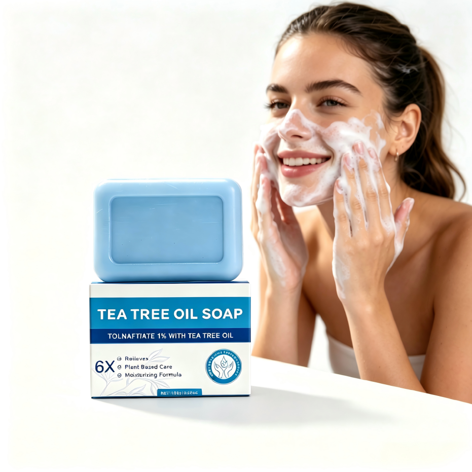 Blue Tea Tree Bar Soap - 100g
