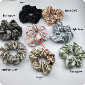 22mm Silk Hair Tie, Elastic Ponytail Holder