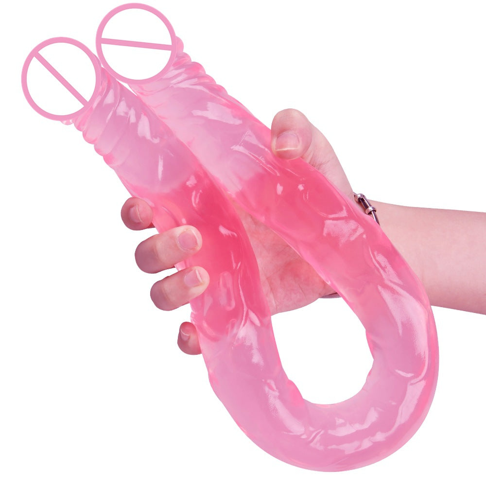 55cm Double-Headed Female Toy - PVC Lengthened Adult Supplies, Multiple Colors