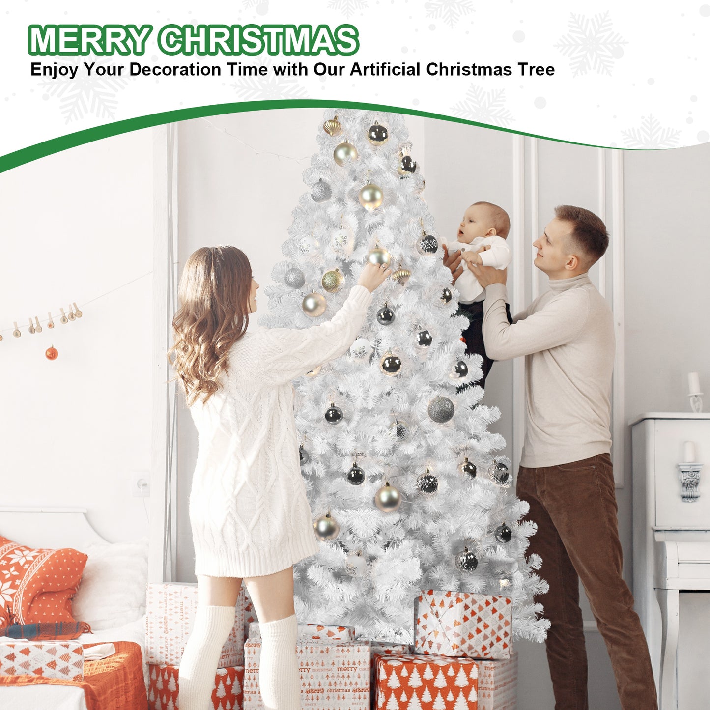 PVC Christmas Tree - Festive Holiday Decorations