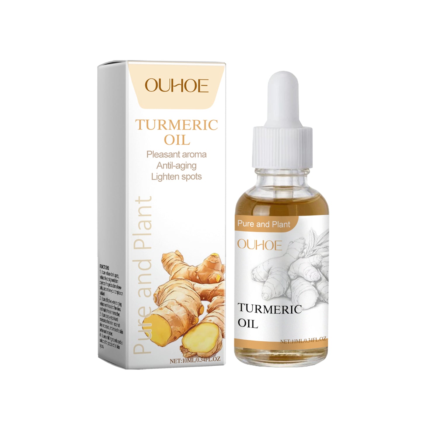 Turmeric Essence Oil for Face - Moisturizing & Firming Skin Care 10ml
