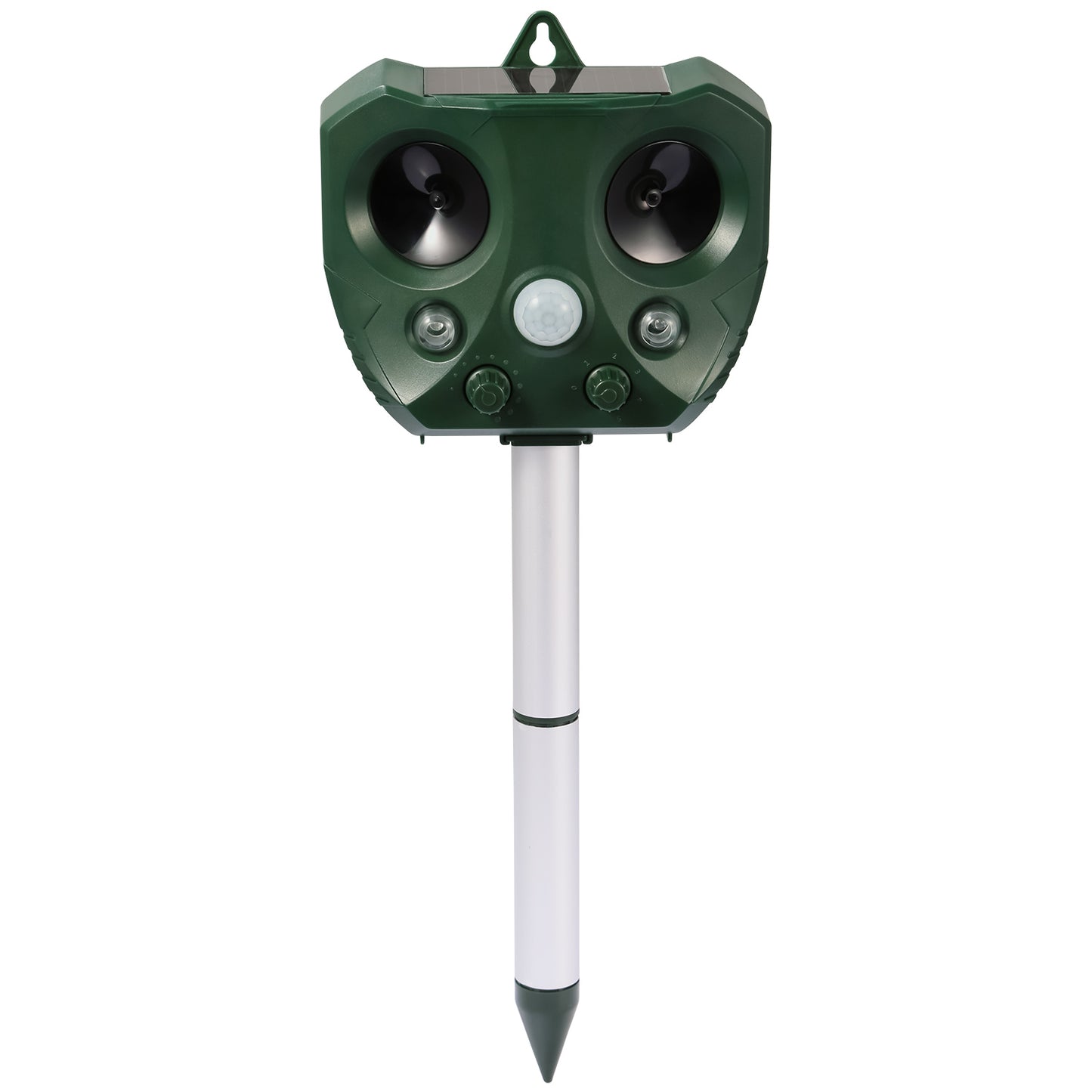 Solar Ultrasonic Animal Repeller with Motion Sensor & LED Lights for Garden Yard