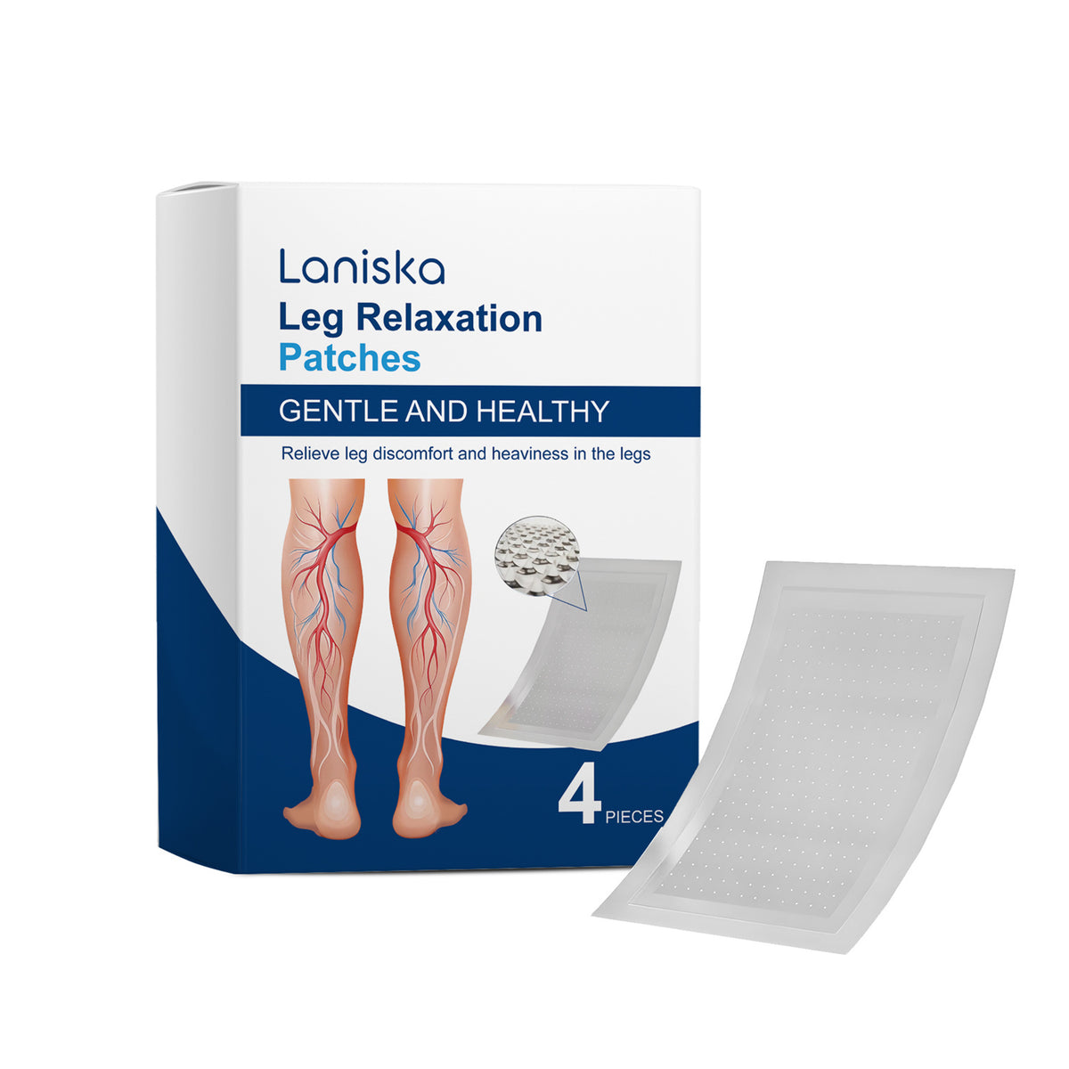 Leg Soothing Patch - 4 Pieces for Skin Relief & Comfort