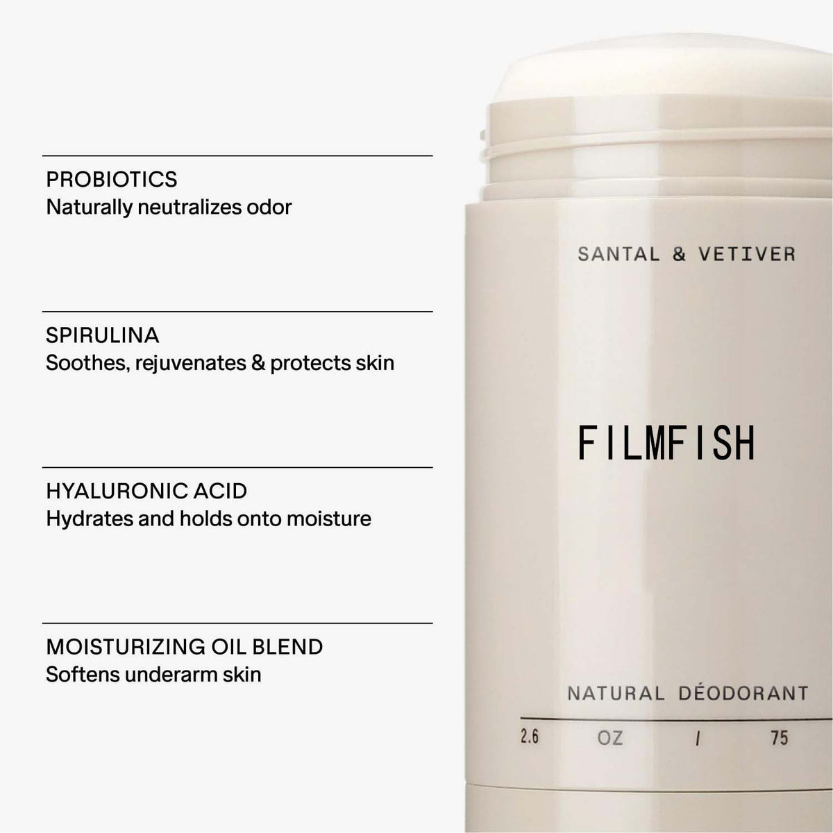 24-hour Odor Natural Ingredients Deodorant