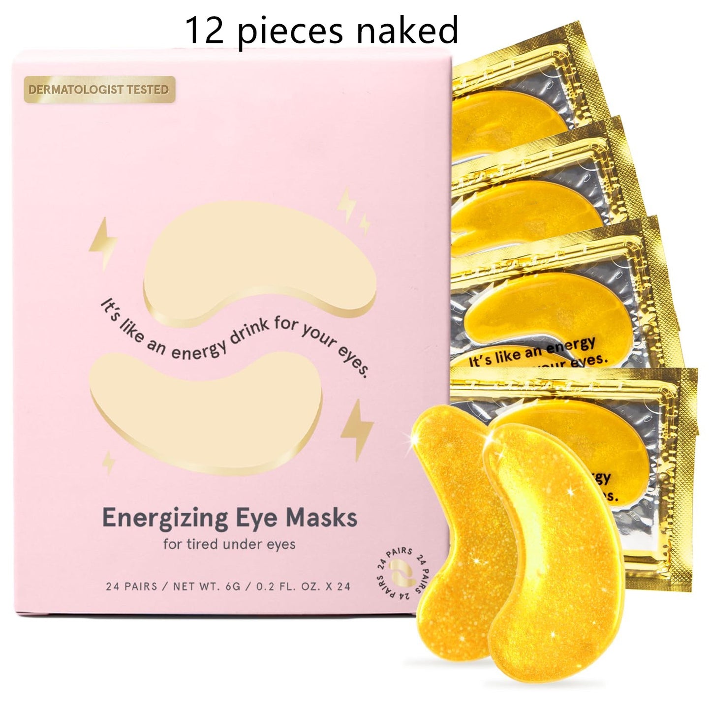 Gold Gel Collagen Eye Mask Set - Moisturizing Brightening Skin Care