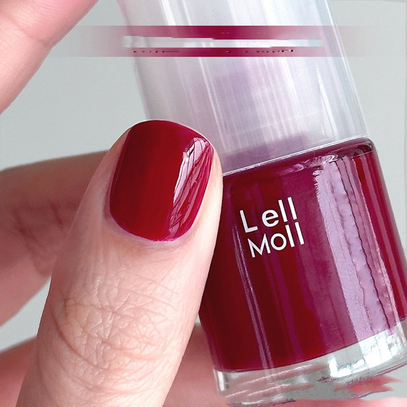 Water-Based Tearable Nail Polish - Quick-Drying & Odor-Free Formula