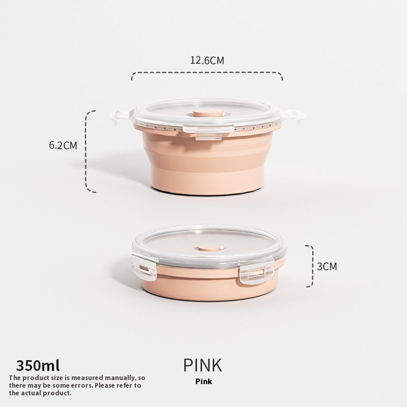 Outdoor Silicone Folding Lunch Box Set - Reusable Food Storage Container