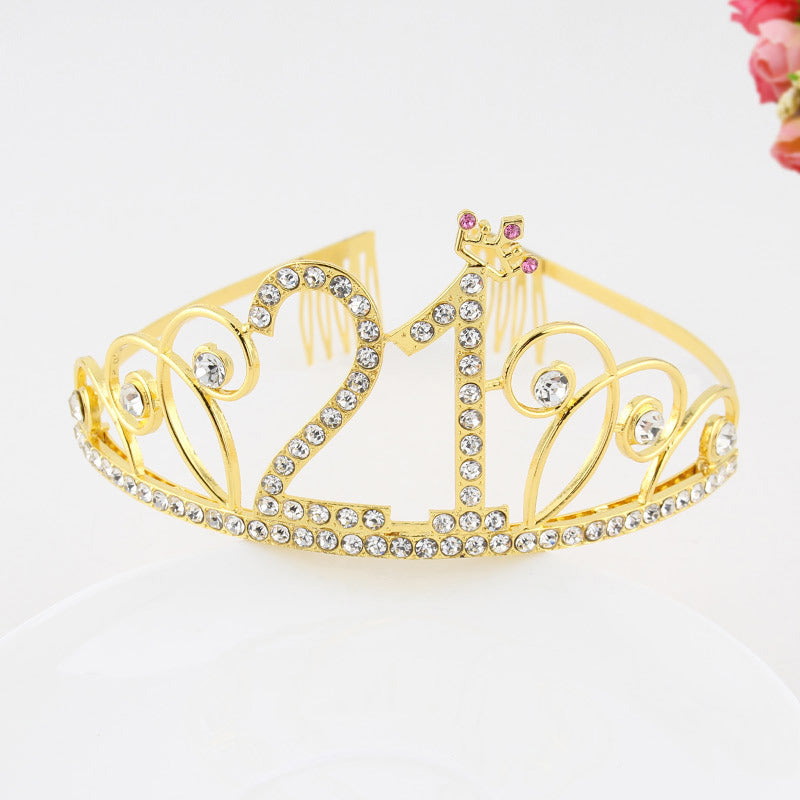 Diamond Crown Hair Clip - Multiple Colors