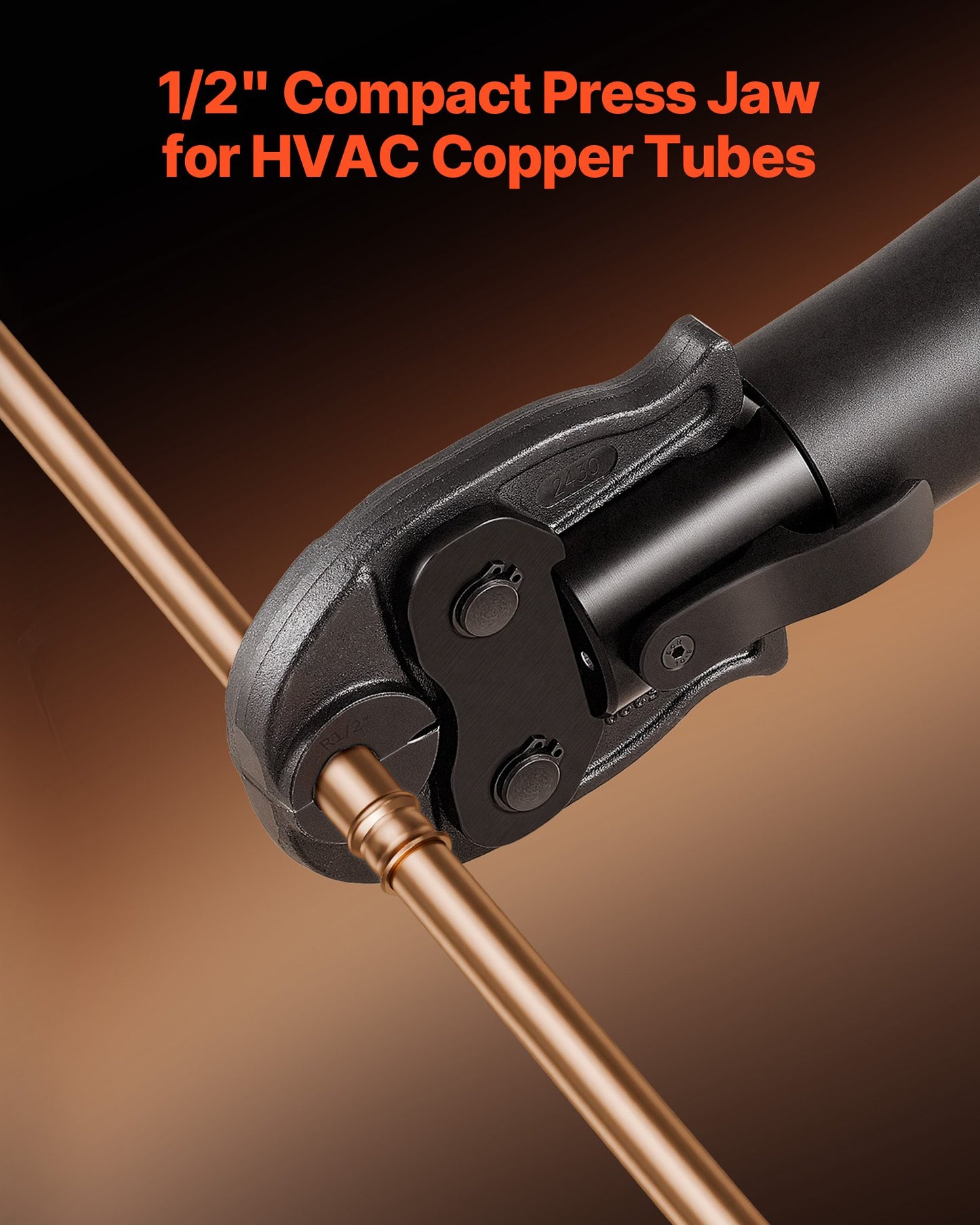1/2 Inch Press Jaw for Compact Press Tools High Pressure HVAC/R Copper Connections