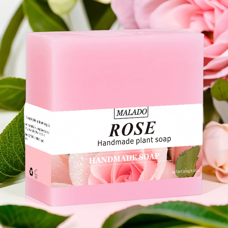 Square Rose Soap Bar - 100g