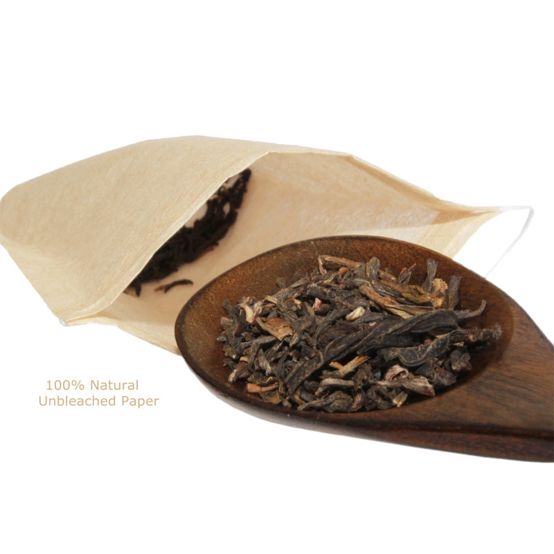 Disposable Tea Filter Bags - Natural Unbleached Paper Infuser