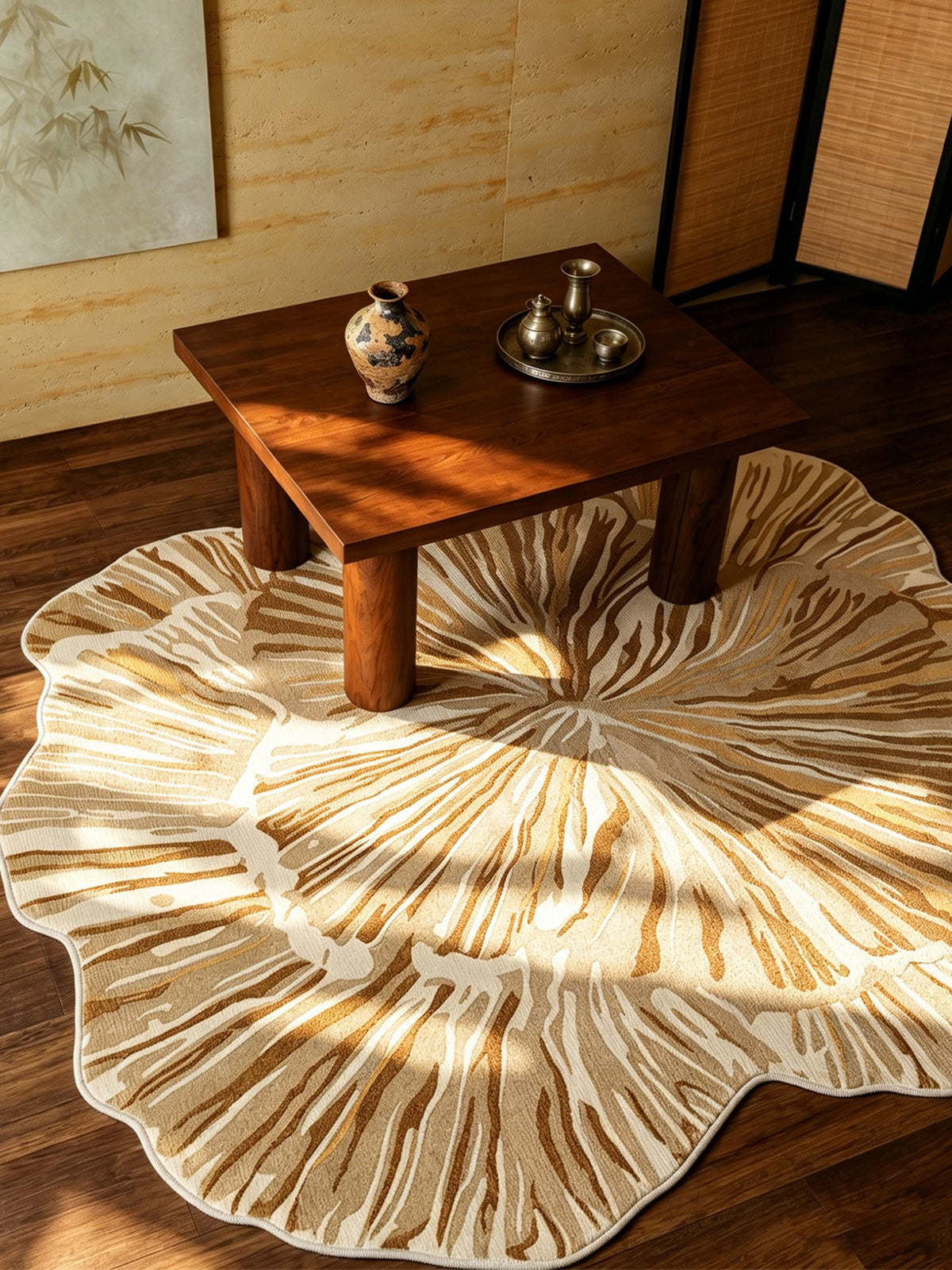 Washable Shaped Floor Mat - Wipeable Carpet for Home & Office