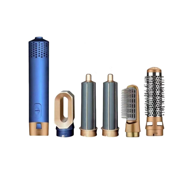Five-in-One Hair Curler with Multiple Heat Settings and Color Options