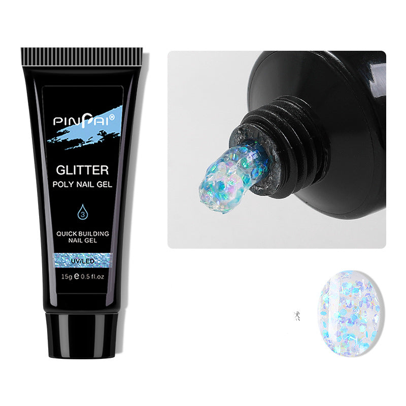 Nail Extension Glue with Sequin Gel - 15g