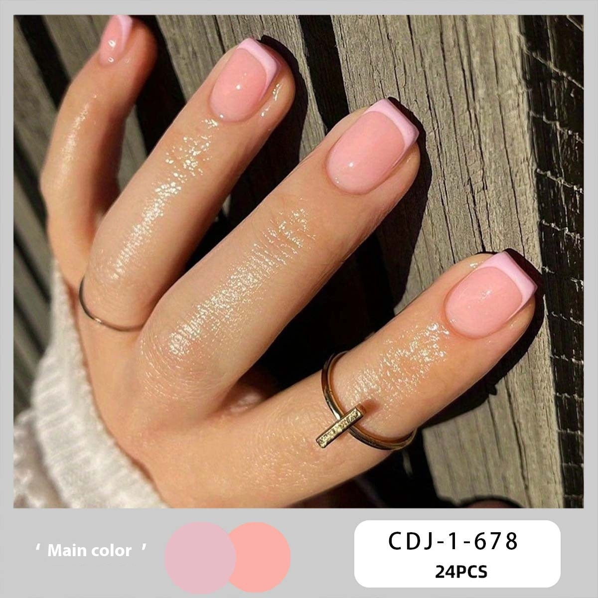 European, American & French Style Fake Nail Patch Set for Nail Art