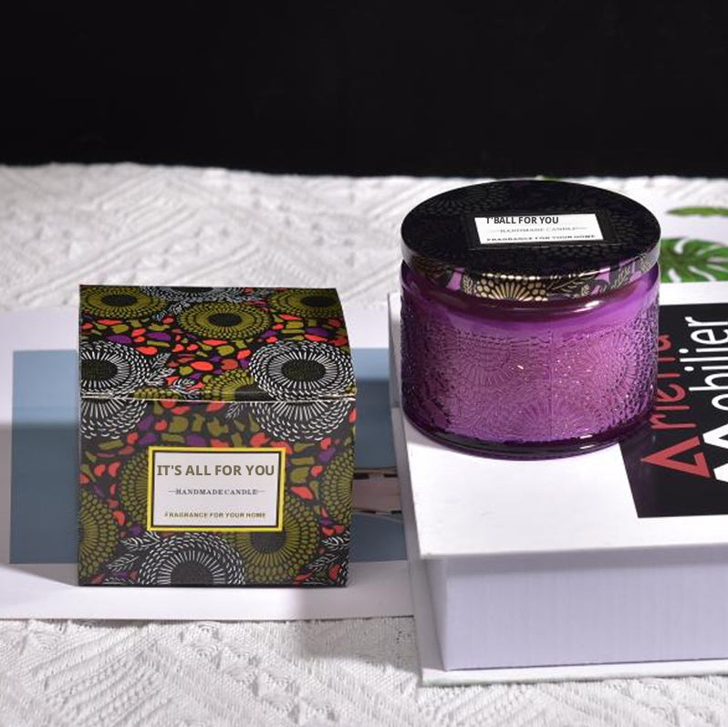 Smoke-Free Scented Candle with Bergamot Soybean Wax - 1 Piece