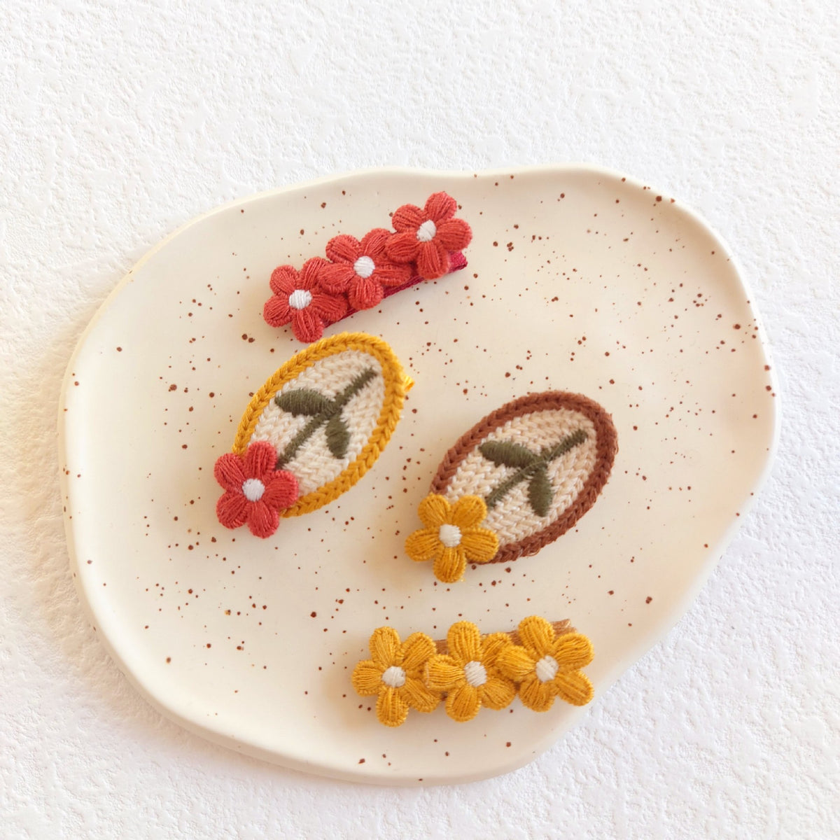 Kids Korean-Style Metal Hair Clip Pair