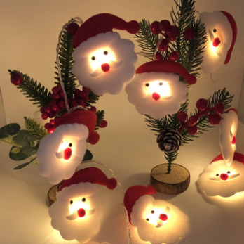 Christmas Plush Snowman Light String - Holiday Party Decor & Garden Lantern