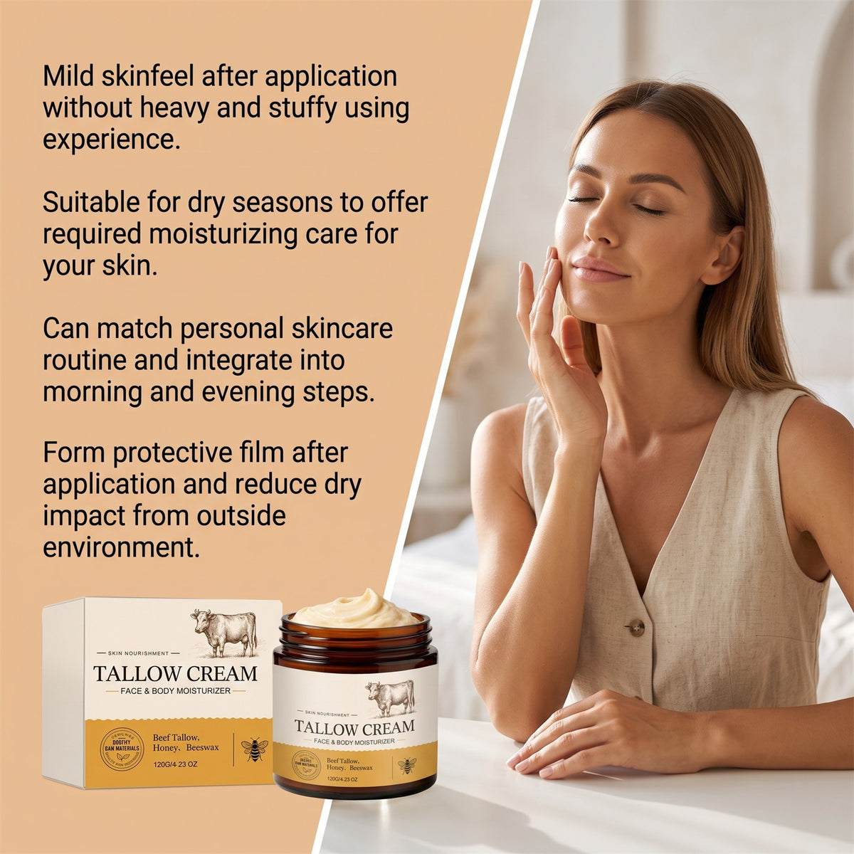 Moisturizing And Nourishing Honey Ox-Ghee Cream
