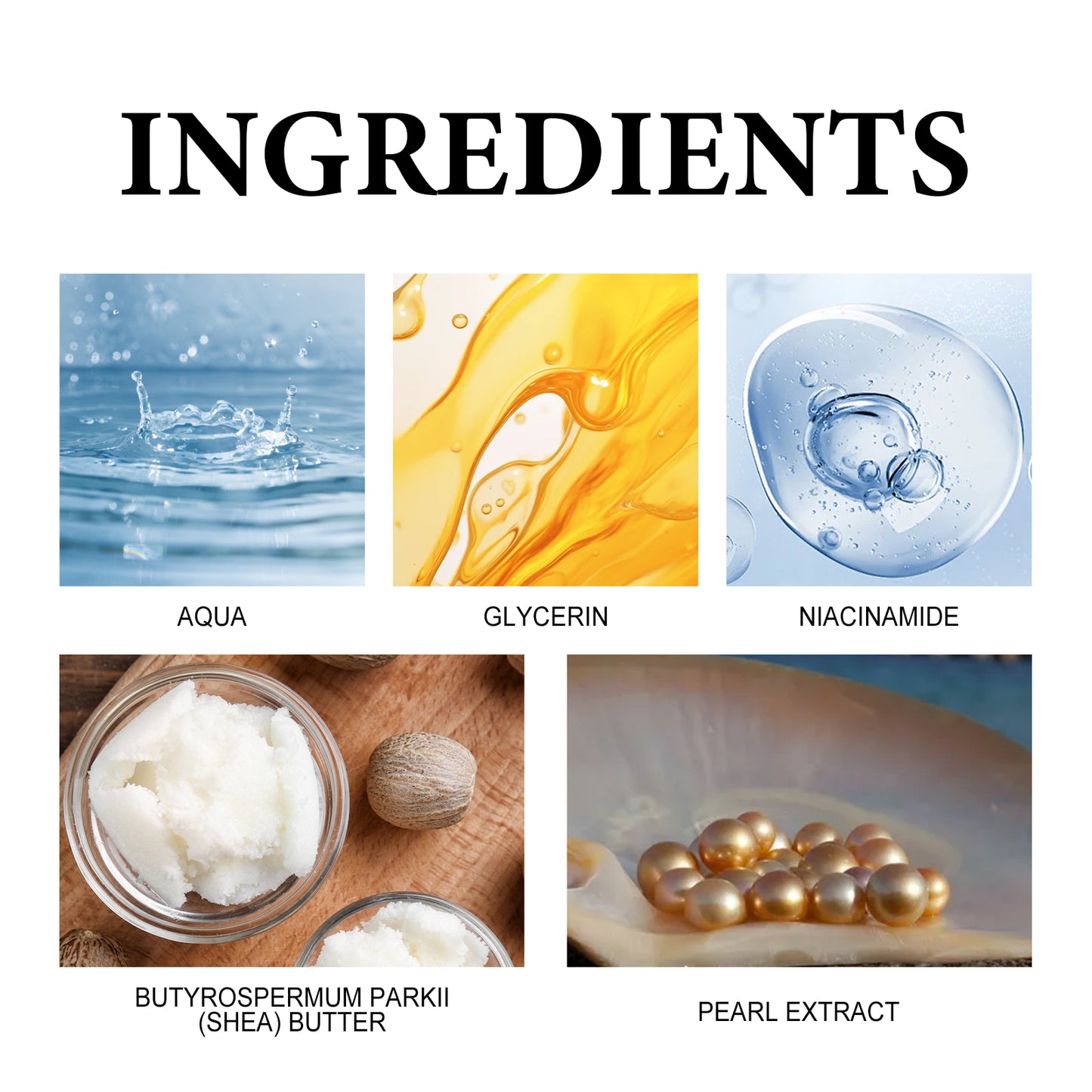 Hydrating Eye Cream for Dark Circles and Puffiness - Niacinamide Formula