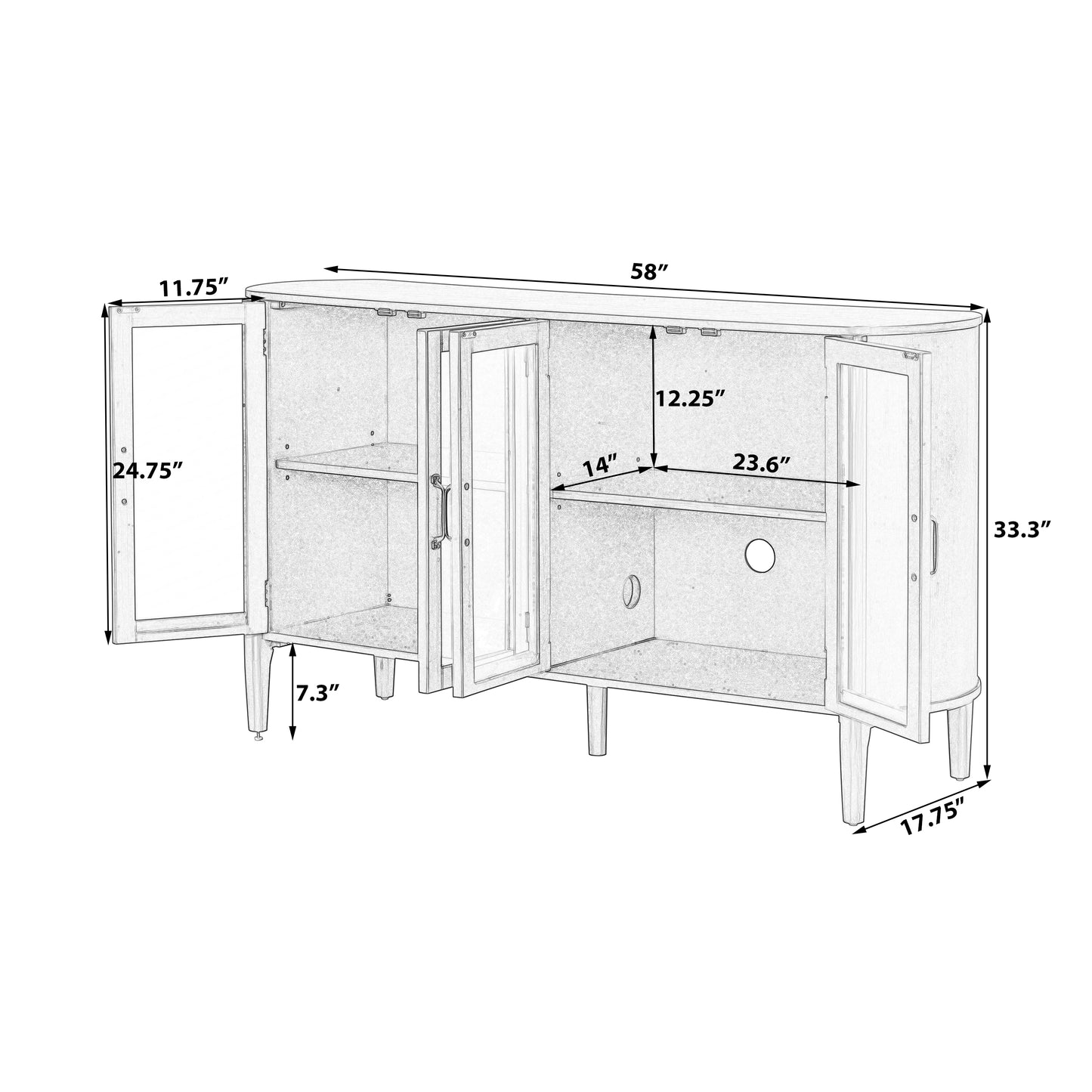 Storage Cabinet At The Entrance To Living And Dining Room, Large