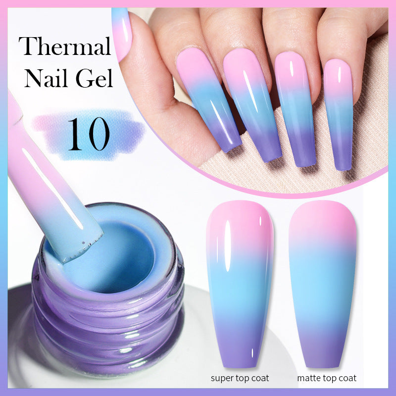 Color Changing UV Nail Polish Kit with Gradient Effects - Multiple Colors