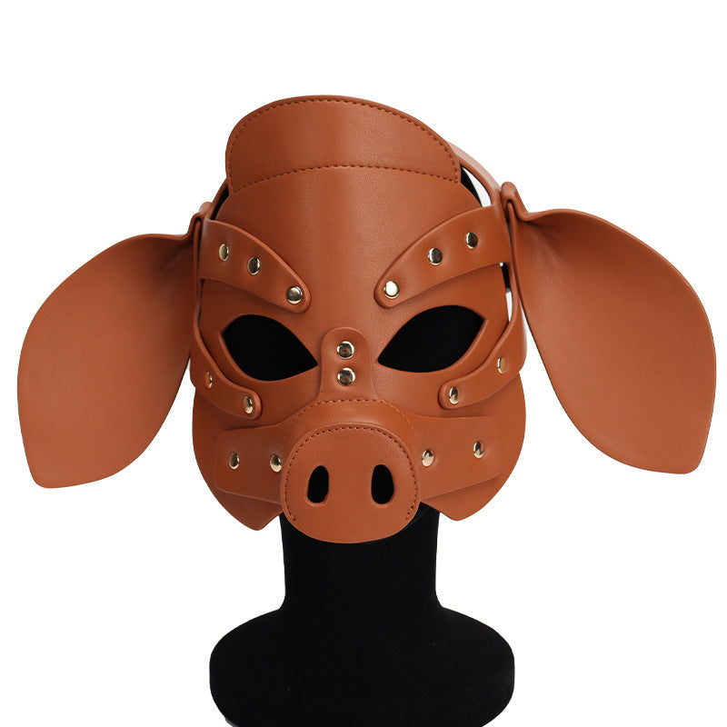 Pig Head Mask for Role Play and Party Costumes - Multiple Colors