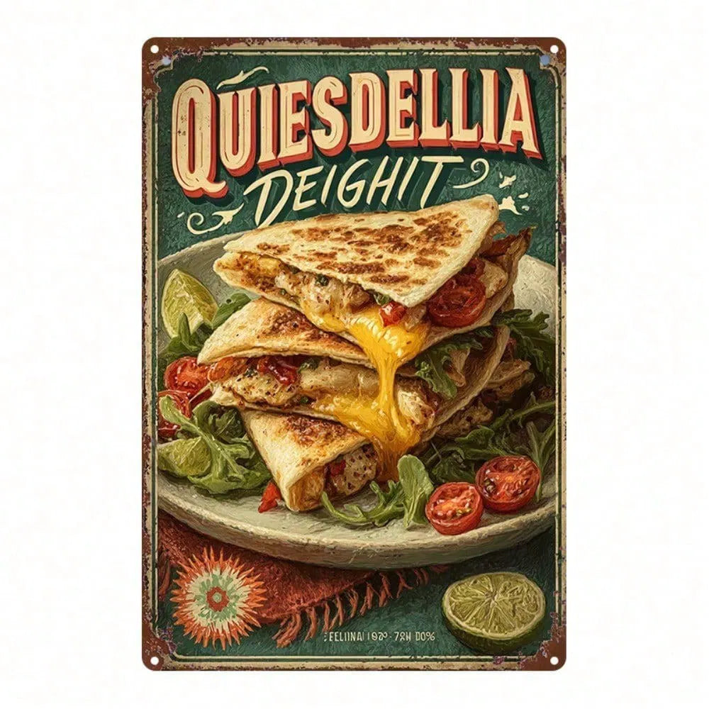 Metal Tin Wall Sign - 20 cm x 20 cm Decorative Art