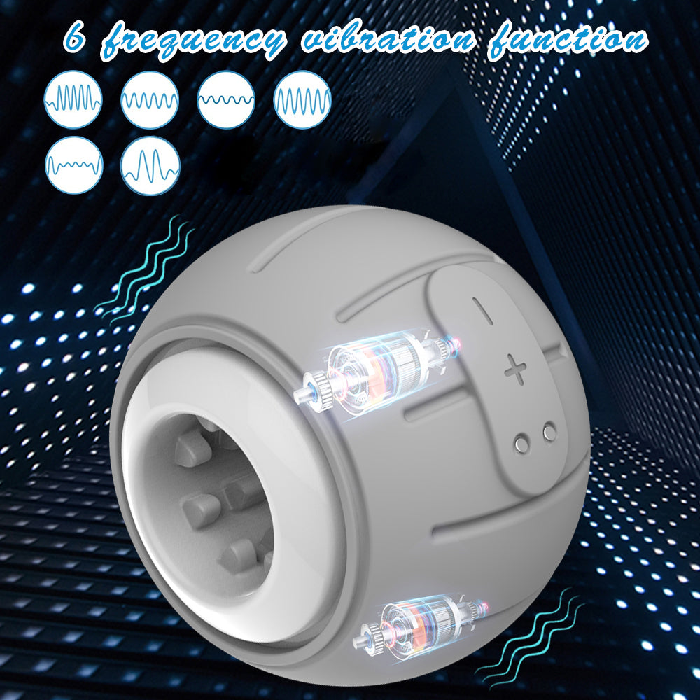 Men's Fitness Training Equipment with 10-Frequency Rotation - USB Charging
