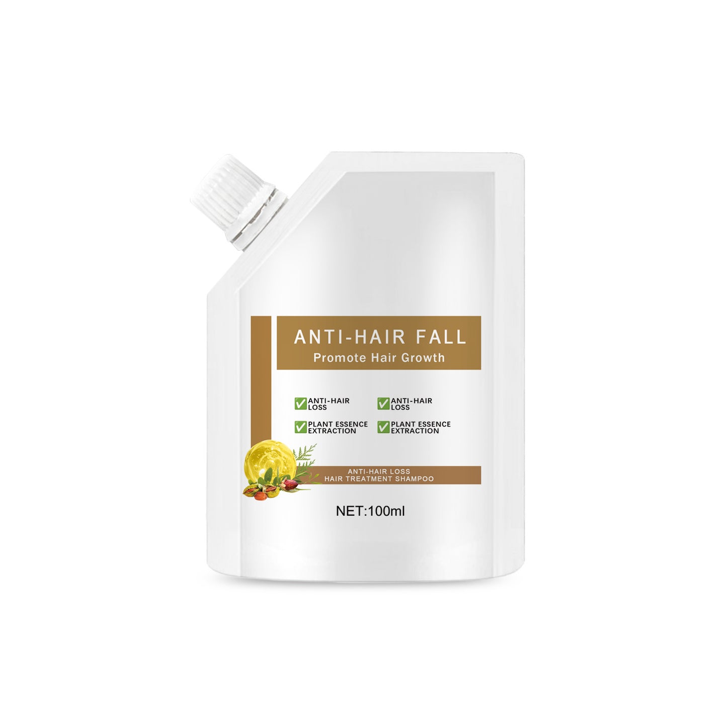 Anti-Hair Loss Shampoo 100ml Moisturizing Hair Growth Treatment