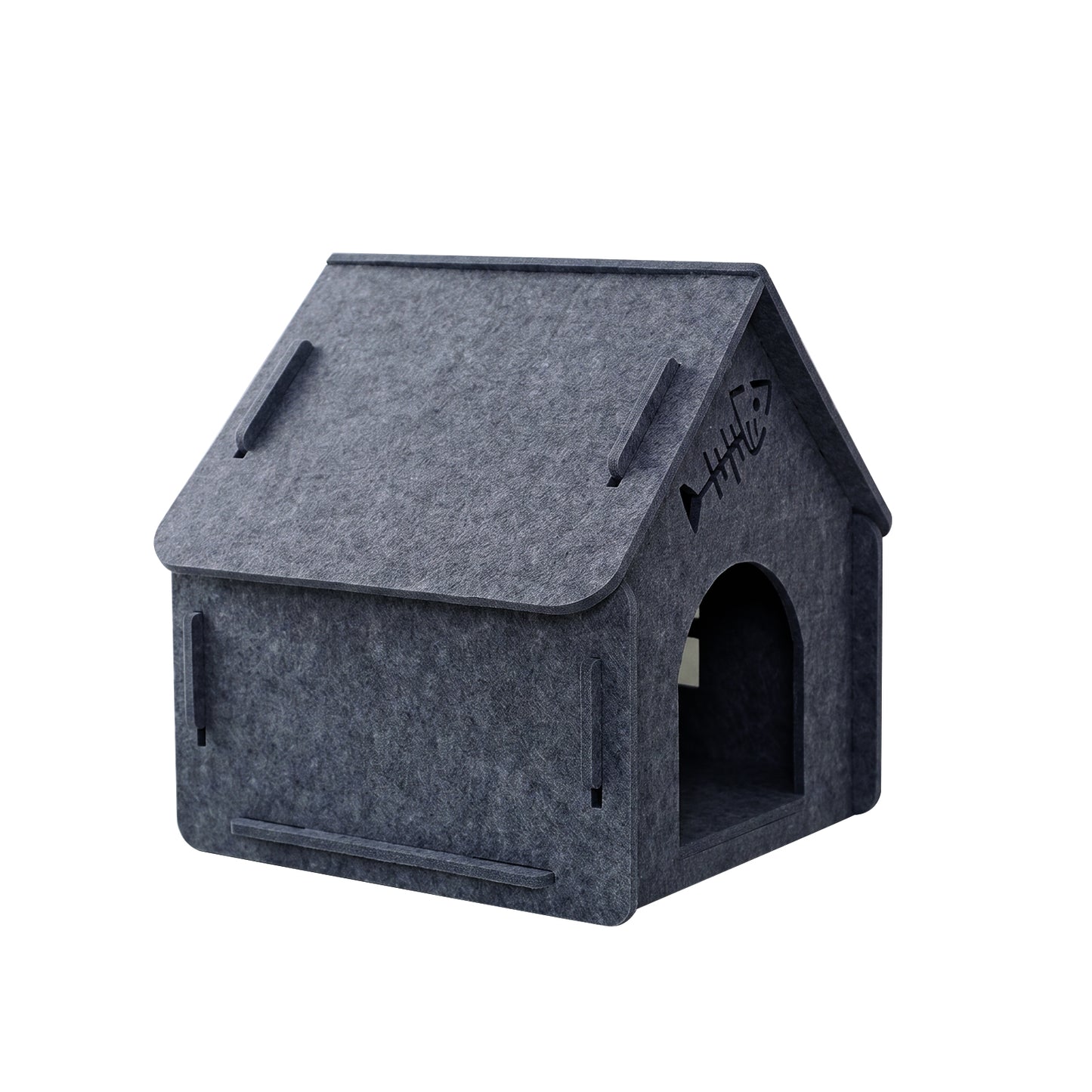 Pet Cat House with Self Pickup - Soft Cozy Cat Shelter in Multiple Colors