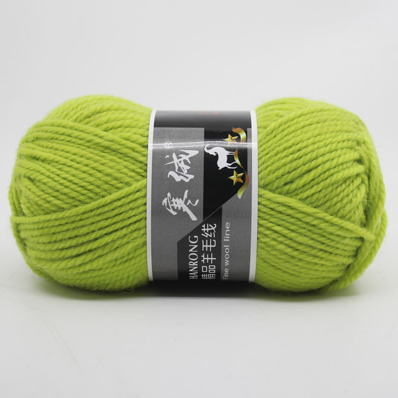 Thick Knitting Yarn Ball for Self-Woven Crafts - Cashmere Wool Material Kit