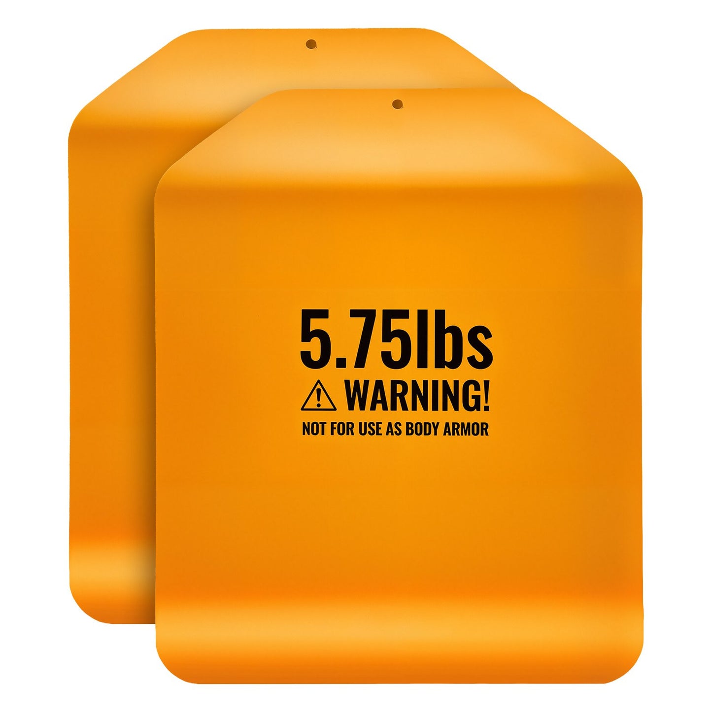 5.75 LB Pair Curved Steel Weighted Plates for Vest - Strength & Endurance Training