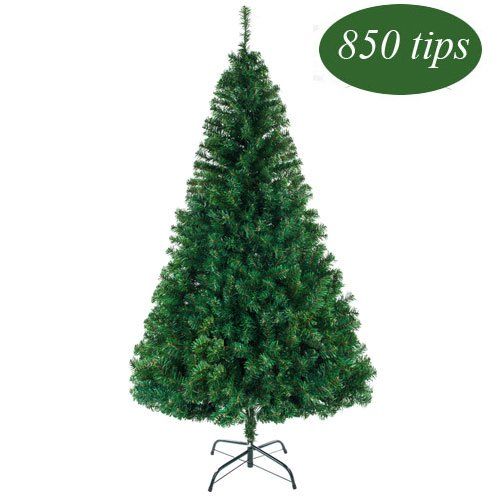 5.5FT Artificial Christmas Tree - Premium Hinged Spruce with Metal Stand