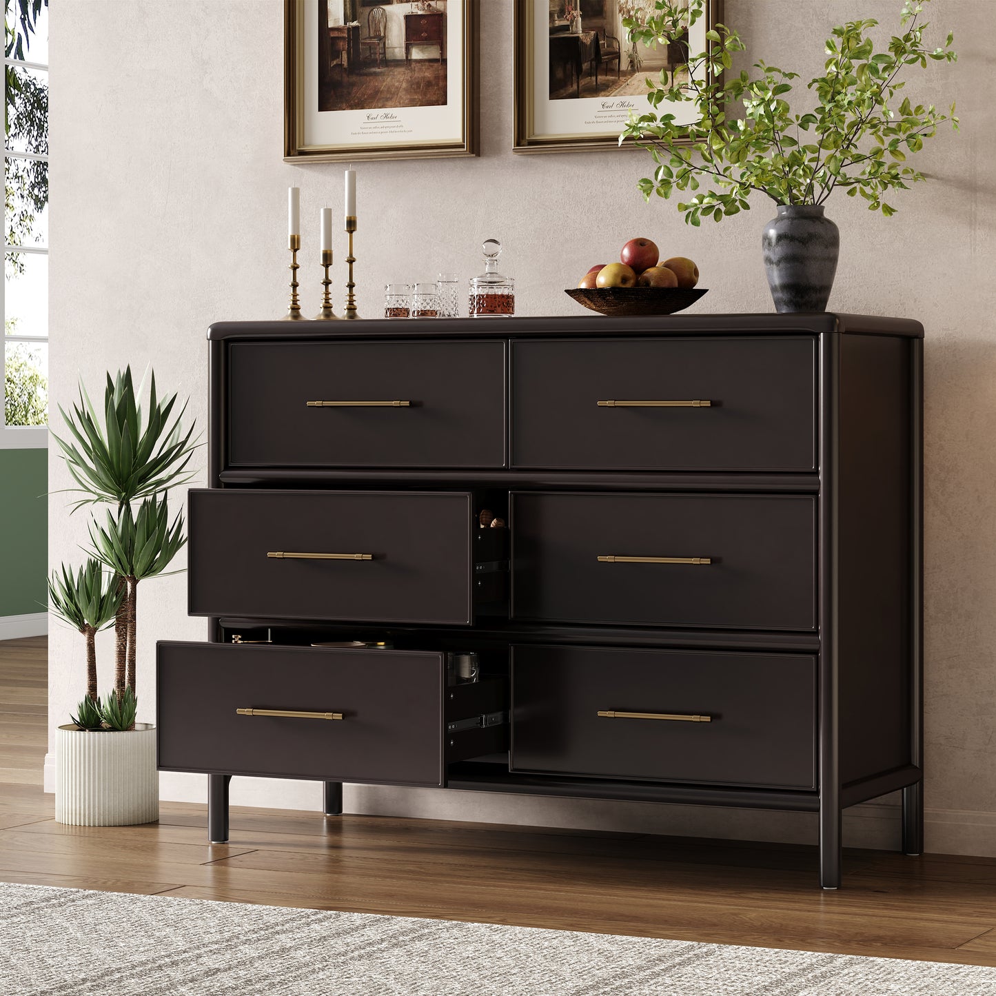 Storage Cabinet, Stylish Style, Suitable For Living Room And Dining