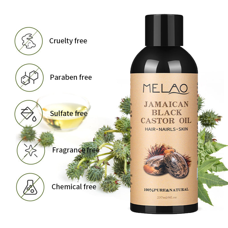 Black Castor Oil for Skin & Hair Moisturizing Massage 237ml