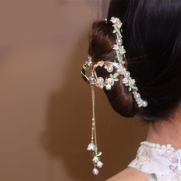Copper Alloy Acrylic Resin Hair Accessory - Medium Orchid Clip