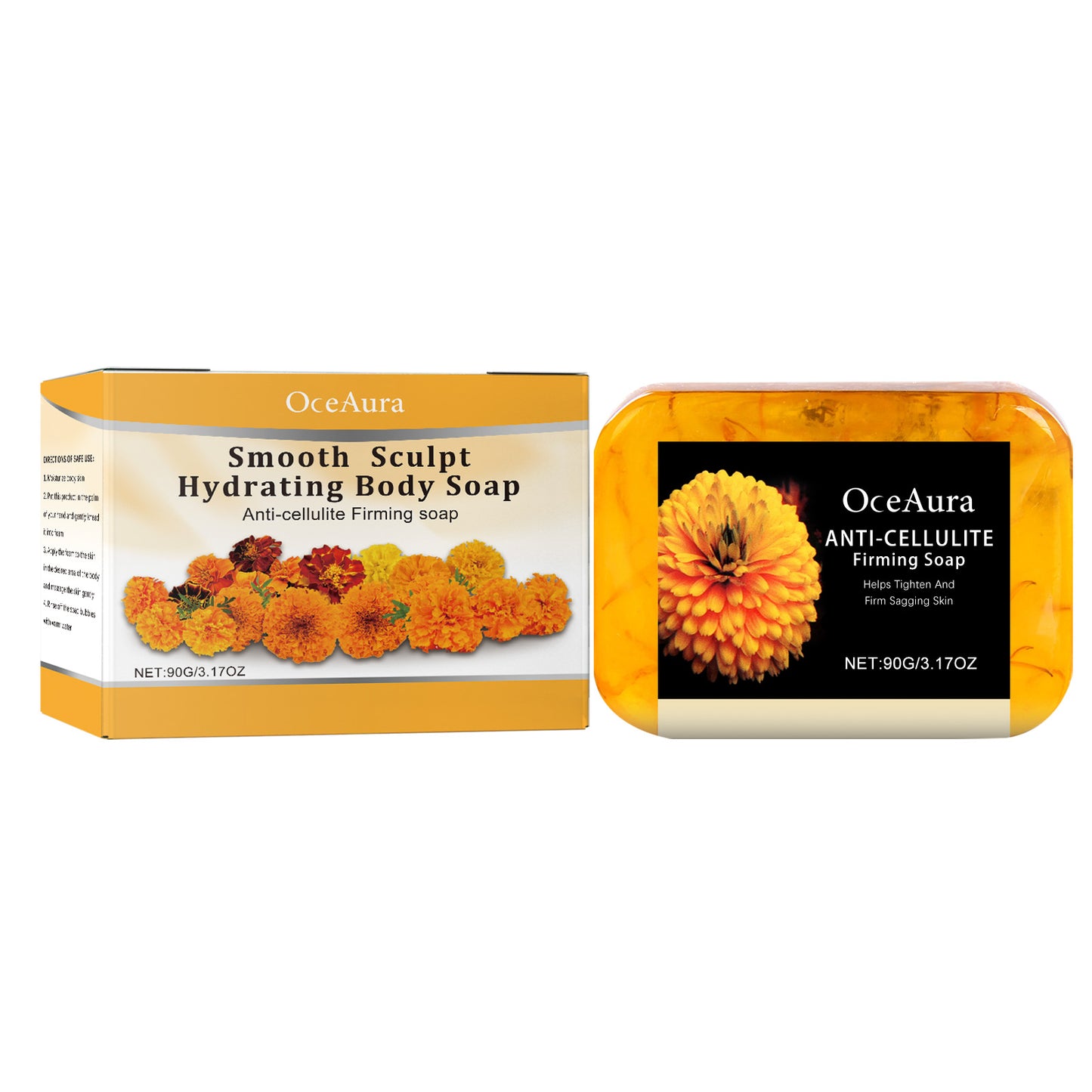 Orange Peel Moisturizing Body Soap with Niacinamide & Collagen