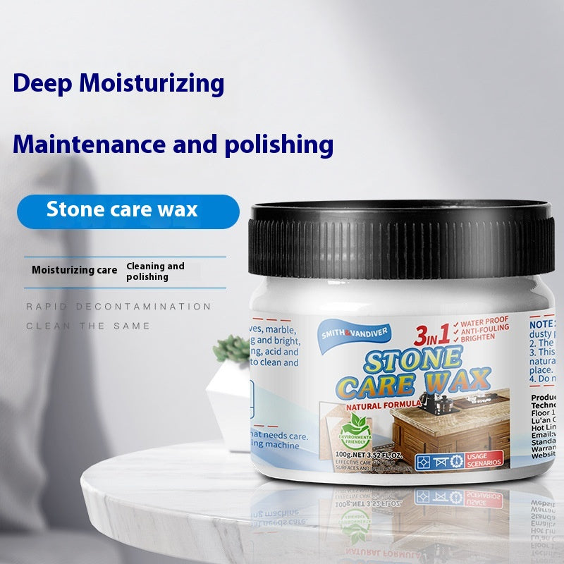 Marble Stone Maintenance Wax - 100g Marble Polishing & Care