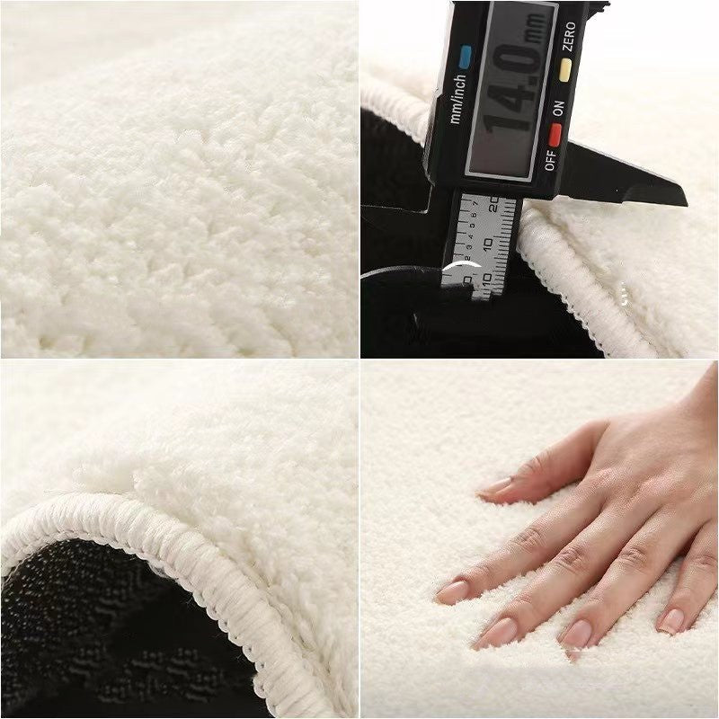 Modern Bedroom Carpet with Geometric and Striped Patterns - Multiple Sizes & Styles