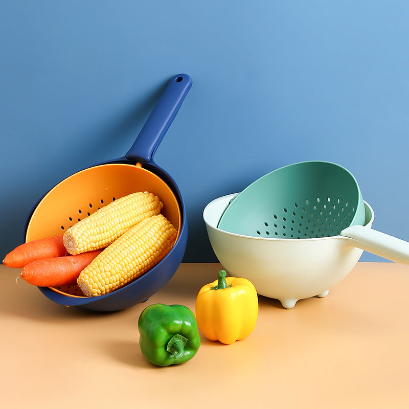 Multifunctional Plastic Vegetable Basket for Fruits and Vegetables