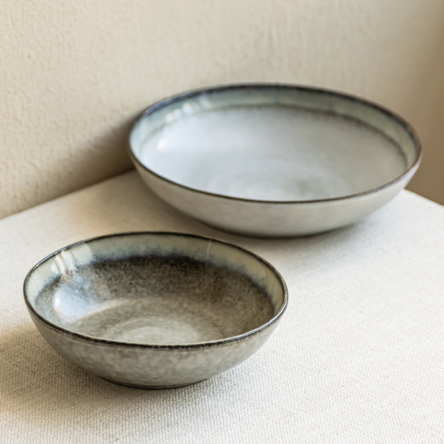 Ceramic Dinnerware Set for Kitchen & Home Use - Multiple Sizes & Grades