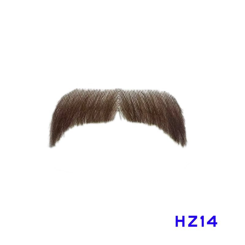 Hand-Woven Fake Beard & Eyebrow Makeup Props for Film & TV