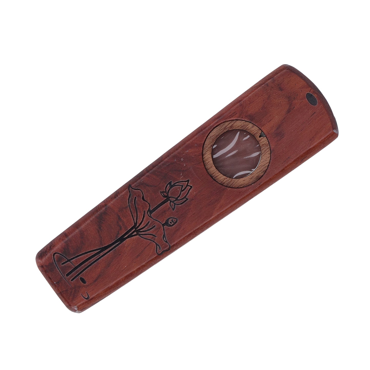 Wood Kazoo Wind Instrument - Easy Play for Guitar & Ukulele