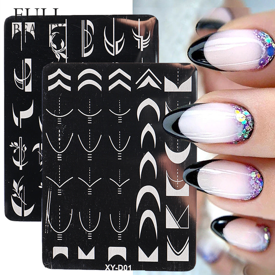 Nail Stamping Plate Set - Steel Manicure Printing