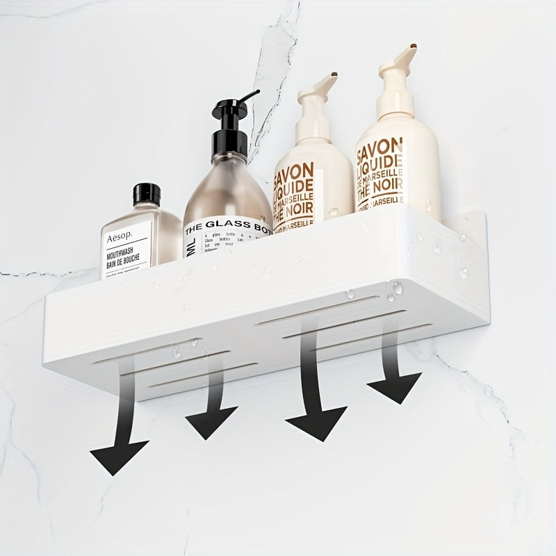 Magnetic Plastic Kitchen Shelf Rack Set - 2-Piece Wall Mount