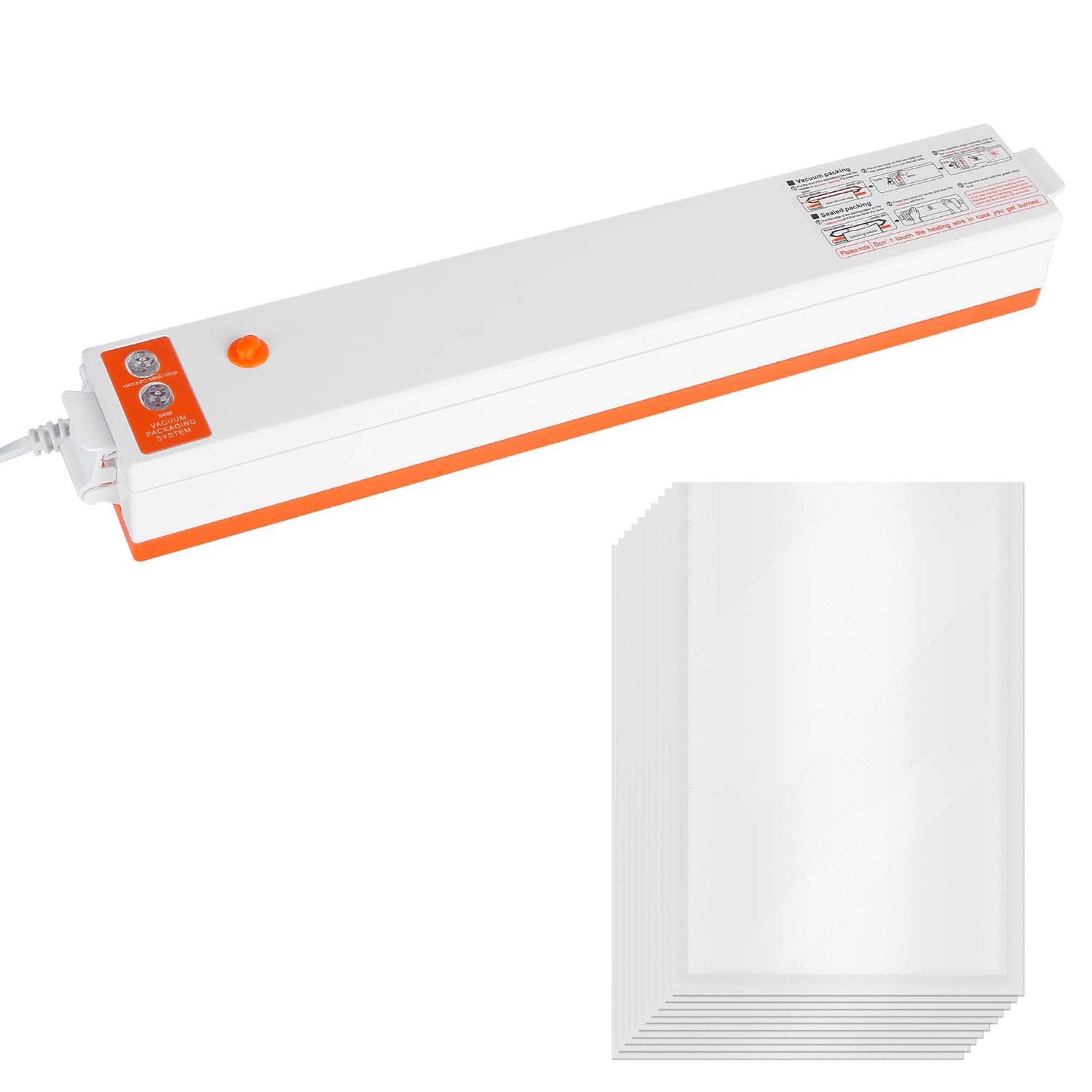 Electric Vacuum Sealer Machine - Compact Food Sealing System