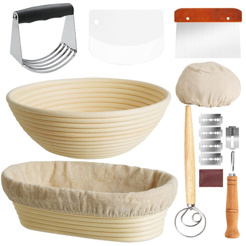 Kitchen Baking Scraper Set - Stainless Steel Pastry & Dough Tools